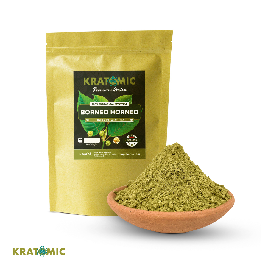 3889 Green Horned Kratom Powder