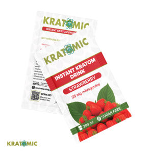 Instant Kratom Drink Aardbei - Kratomic