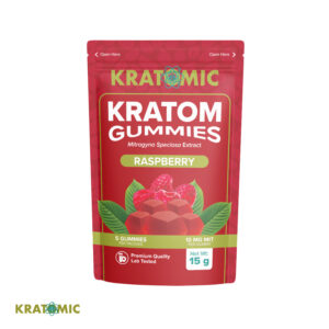 Kratom Gummies 5-pack - Framboos